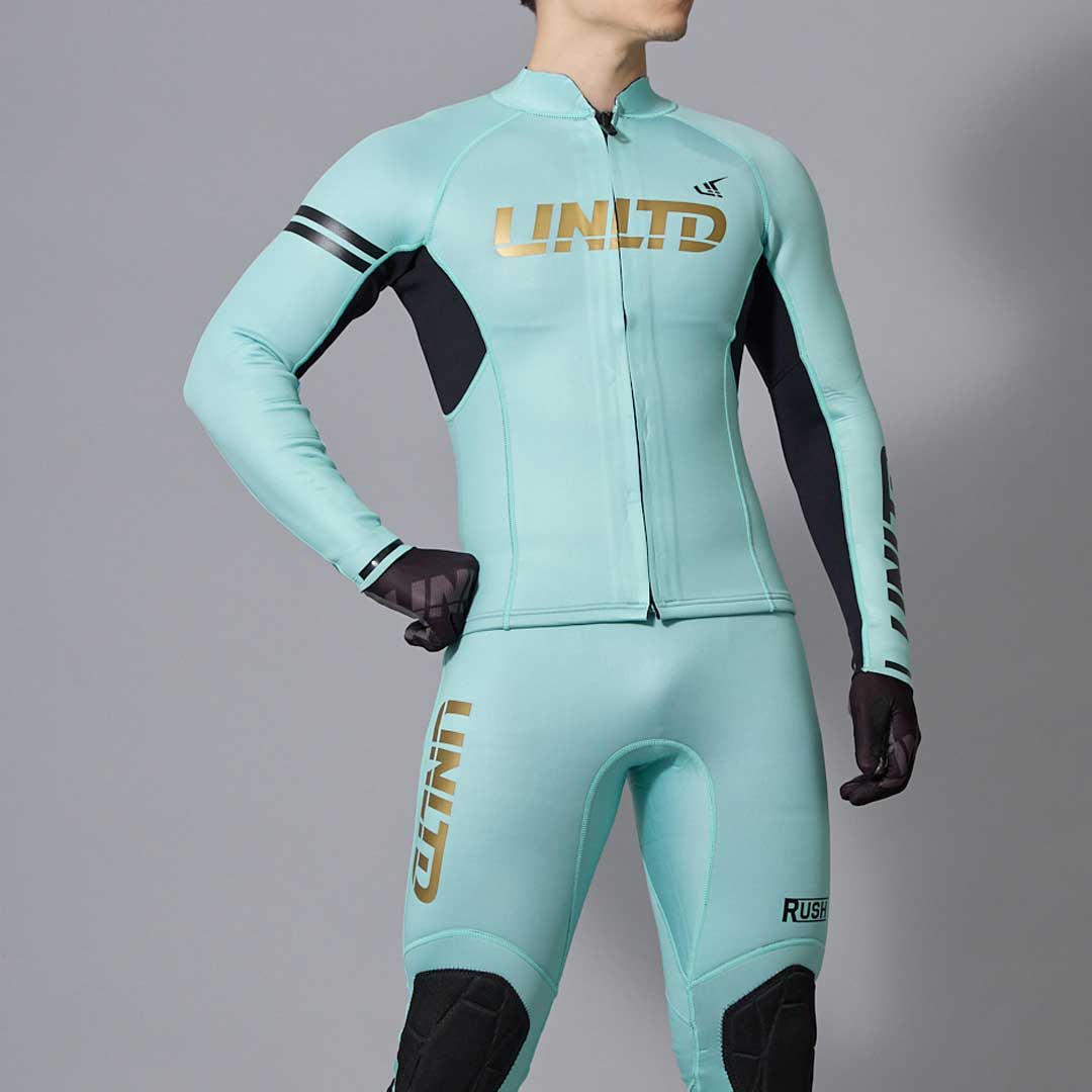 Rush Wet Jacket verde azulado