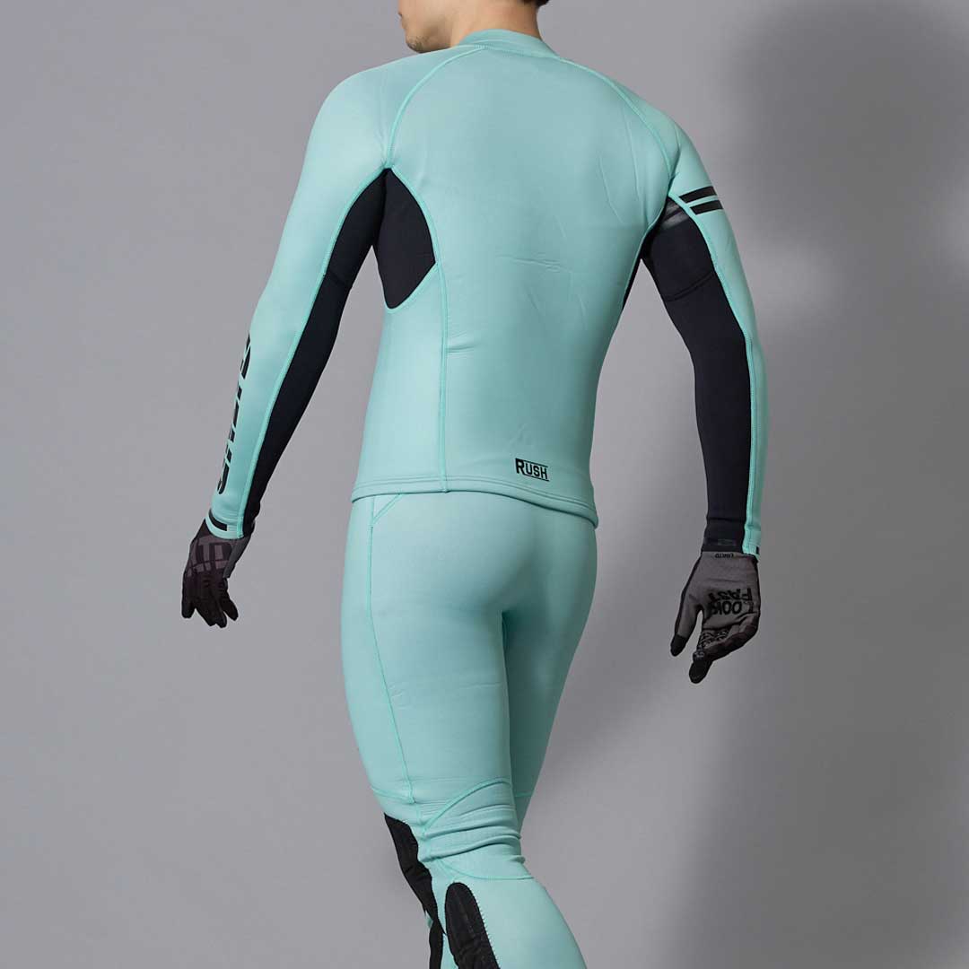 Rush Wet Jacket verde azulado