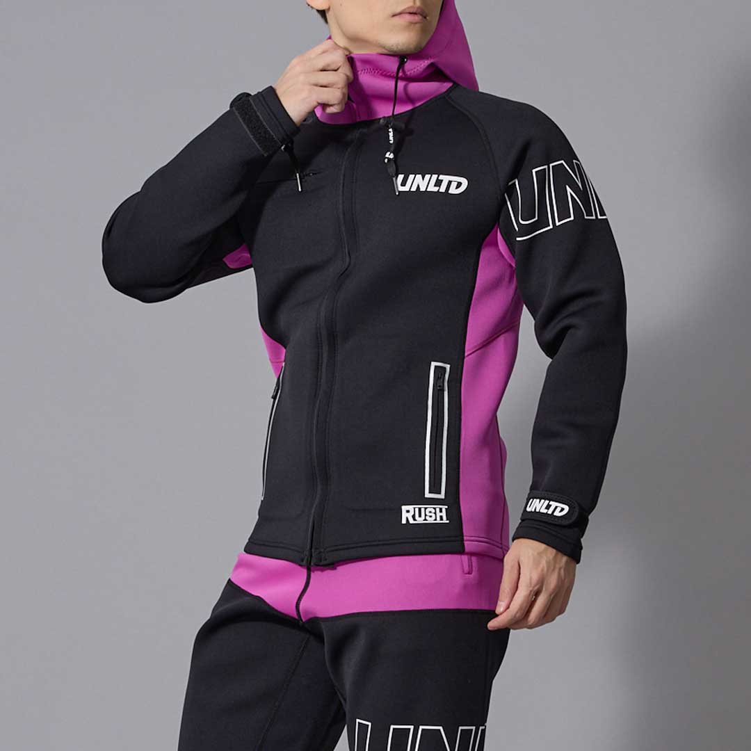 راش جولة معطف انبهار الوردي