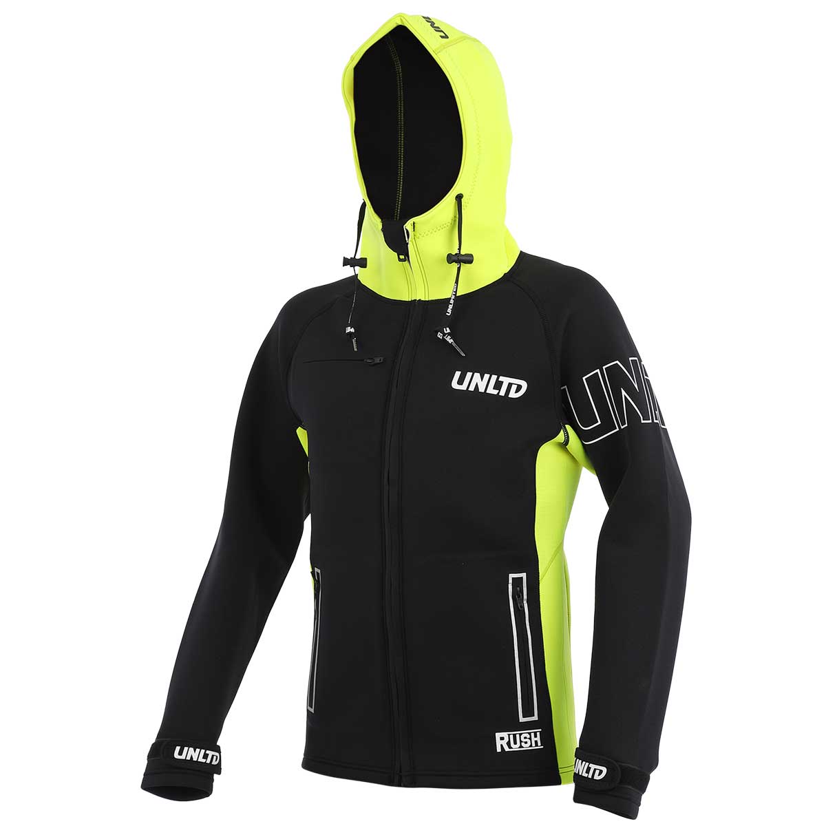 راش جولة معطف أصفر