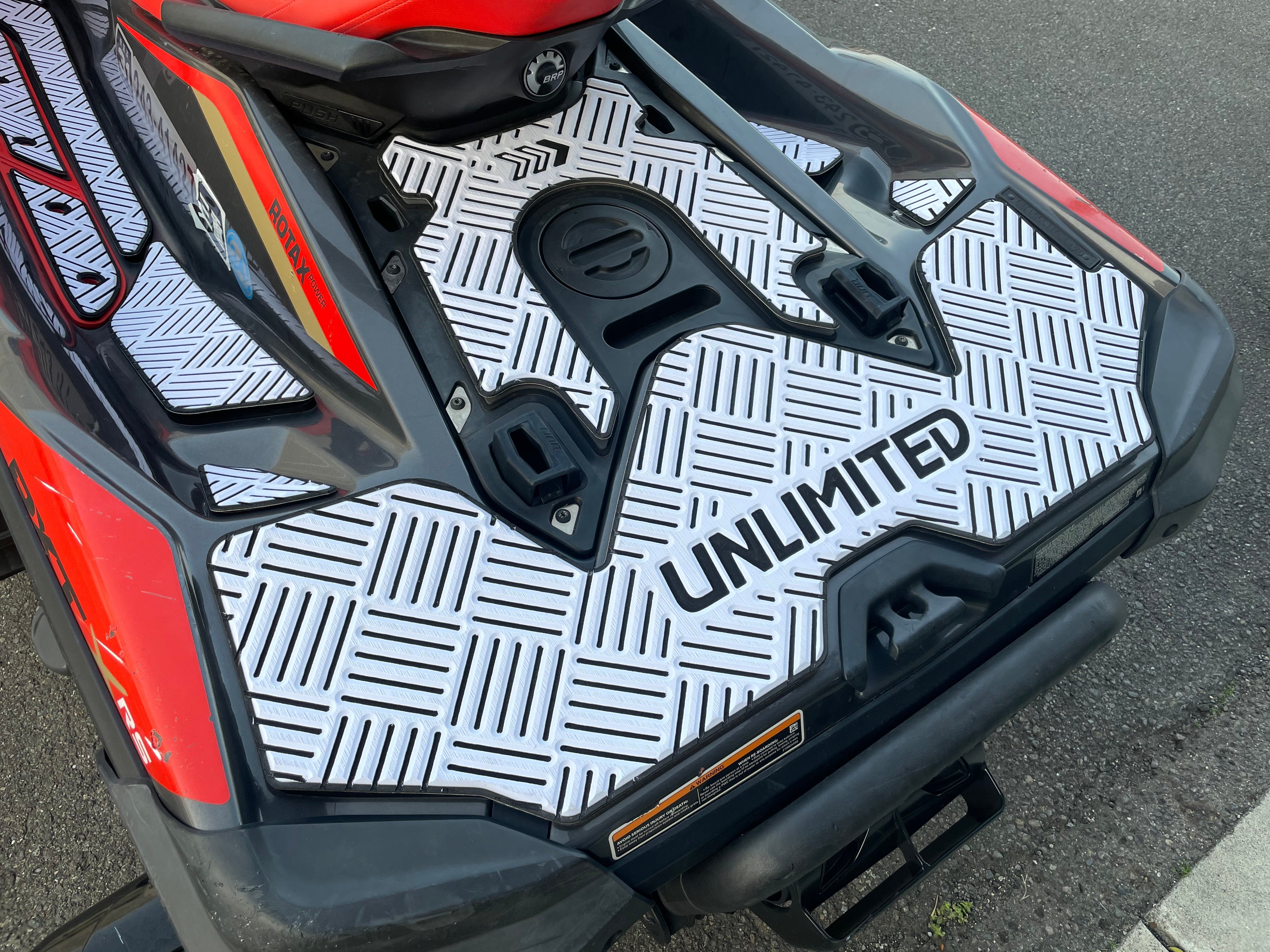 Mat de tracción para RXT 230, GTX, GTX Ltd & Wake Pro 230 ('19 ~) (Checker) (hecho a pedido está disponible)
