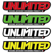 Etiqueta engomada <tc>UNLIMITED</tc> 24 centímetros