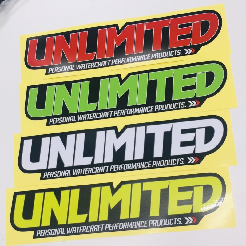 Etiqueta engomada <tc>UNLIMITED</tc> 24 centímetros