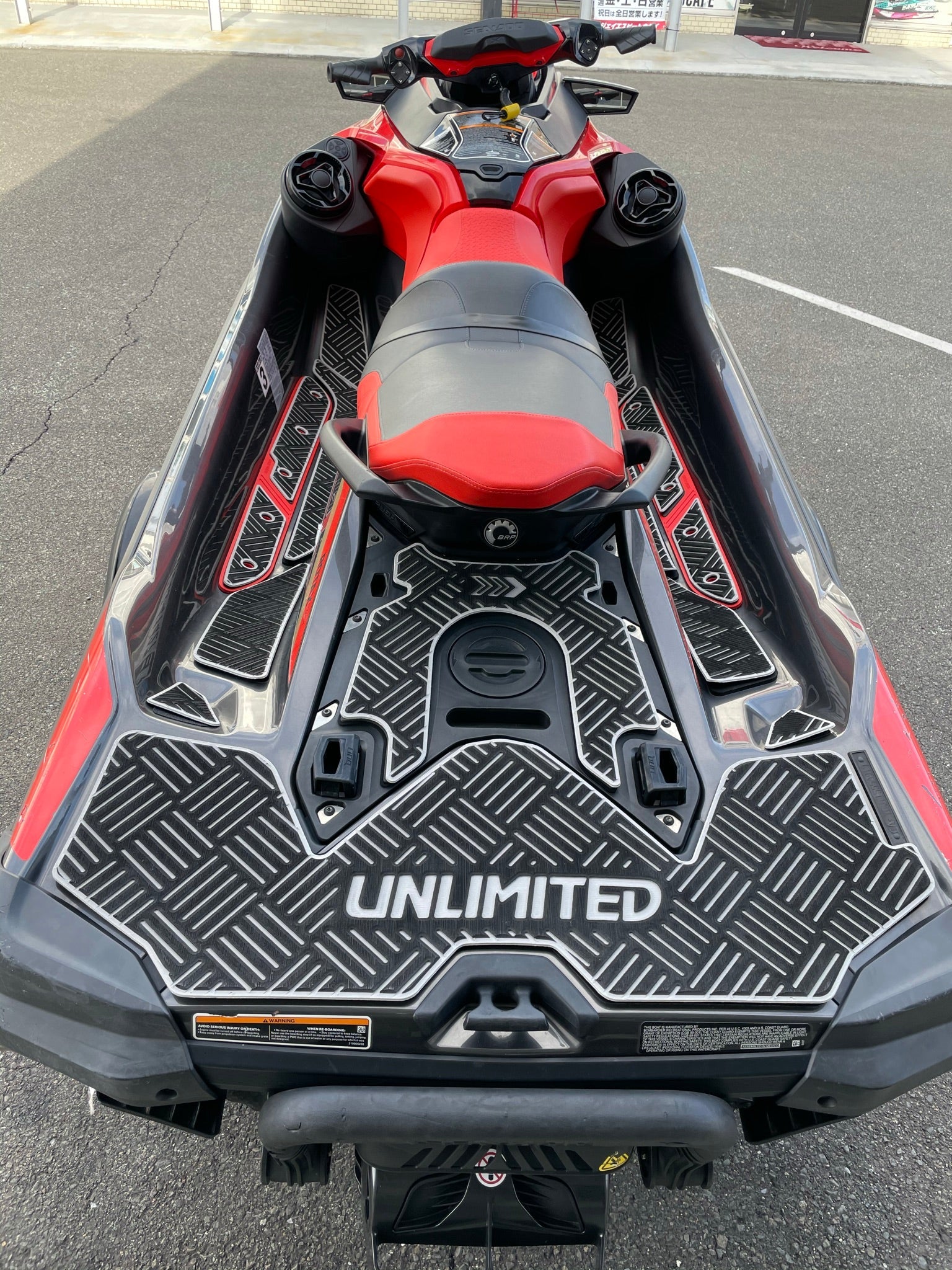Mat de tracción para RXT 230, GTX, GTX Ltd & Wake Pro 230 ('19 ~) (Checker) (hecho a pedido está disponible)