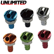 อลูมิเนียมบายพาสหัวฉีด 3/8 45 องศา