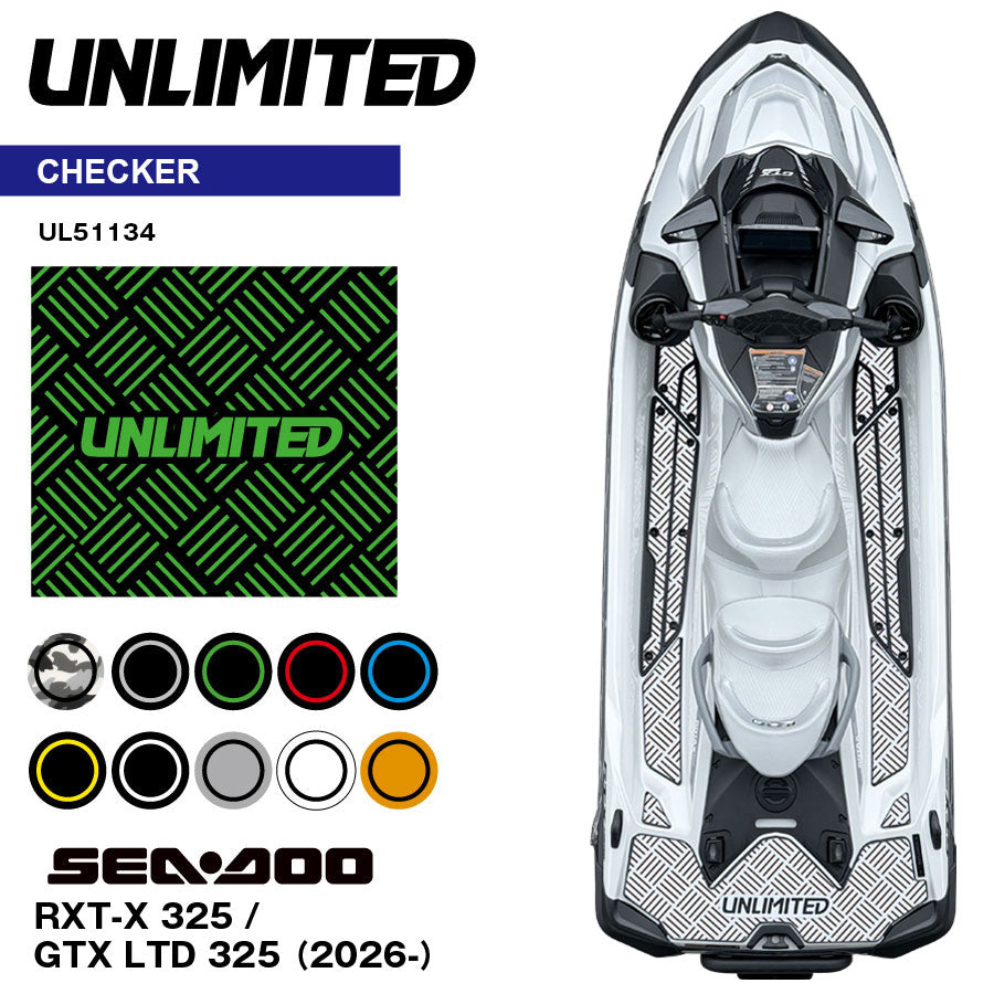 Traction Mat for RXT-X 325 (26-)/ GTX LTD 325 (26-) (Checker)(Made to Order is Available)