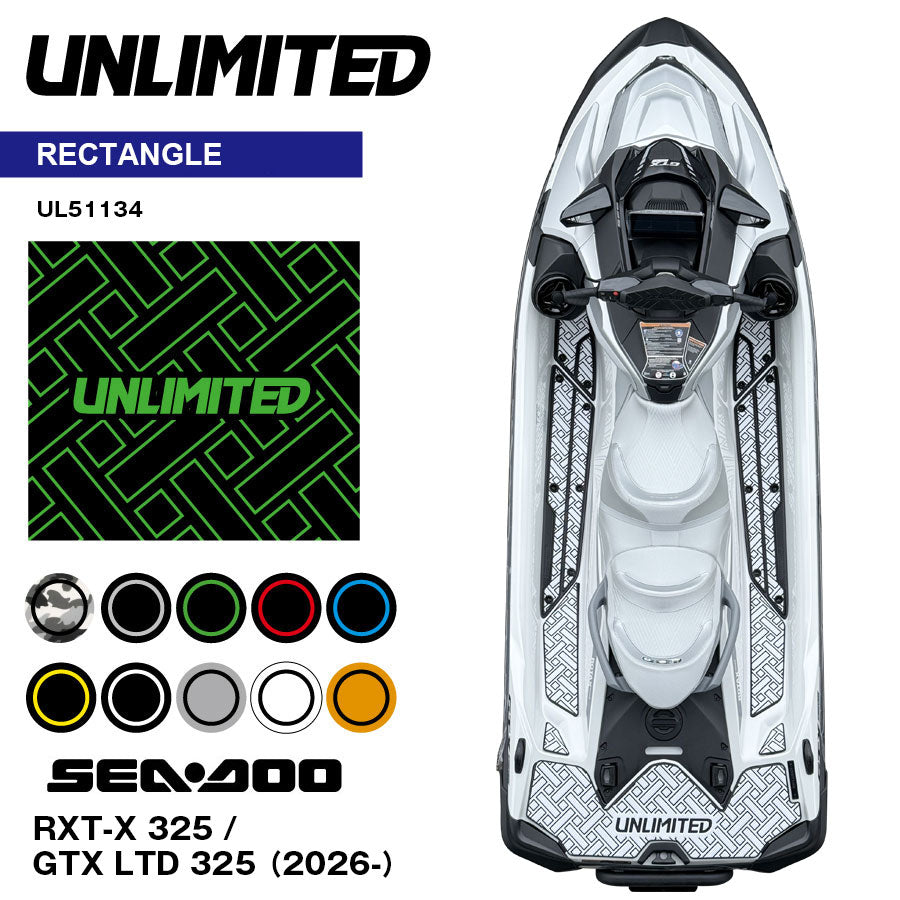 Traction Mat for RXT-X 325 (26-)/ GTX LTD 325 (26-) (Rectangle) (Made to Order is Available)