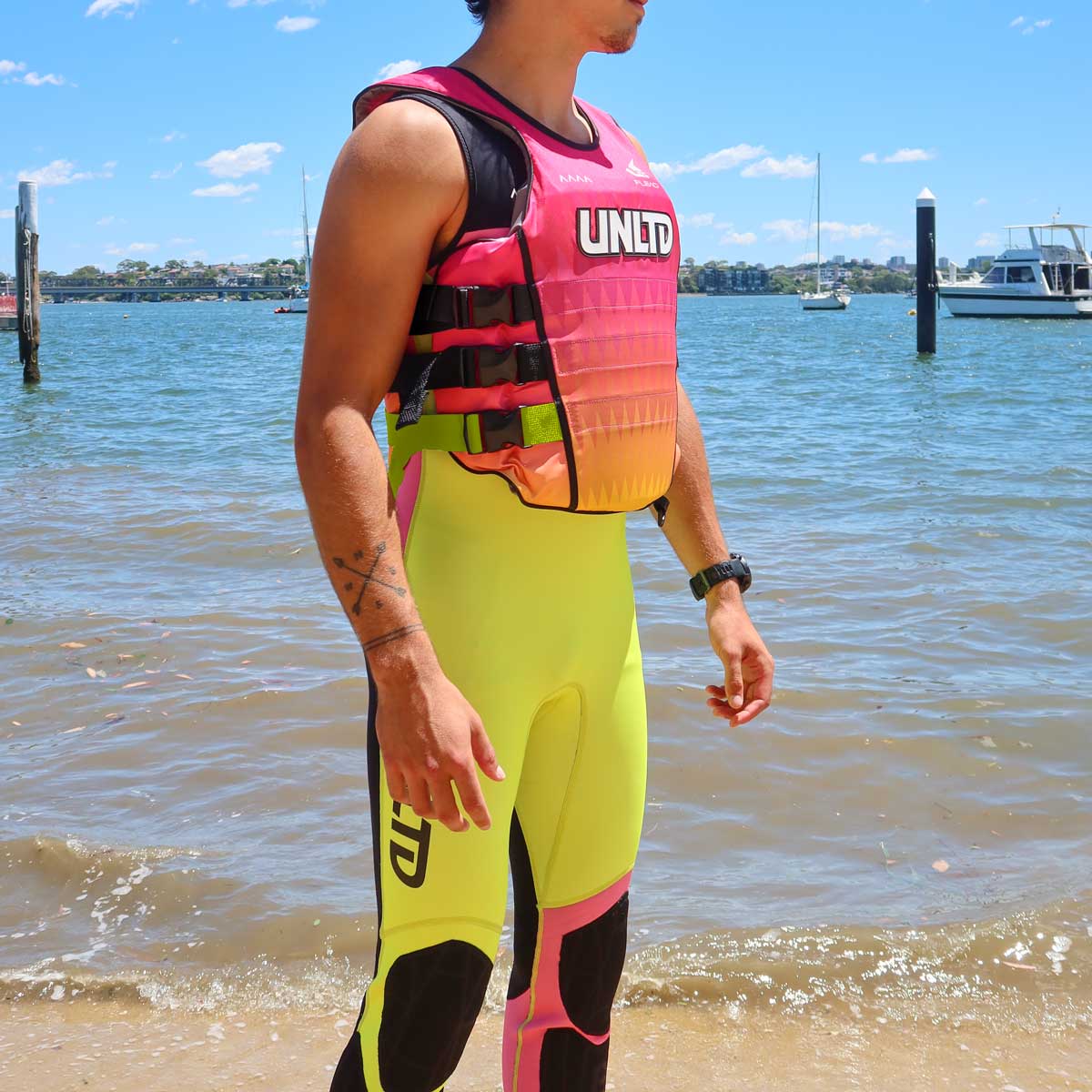 FLEAD WETSUITS JOHN Yellow | UNLIMITED PWC